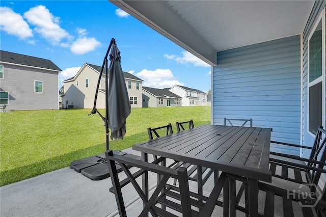 22 Stetson Dr, Savannah, GA 31419 - view of patio featuring a residential view and outdoor dining space