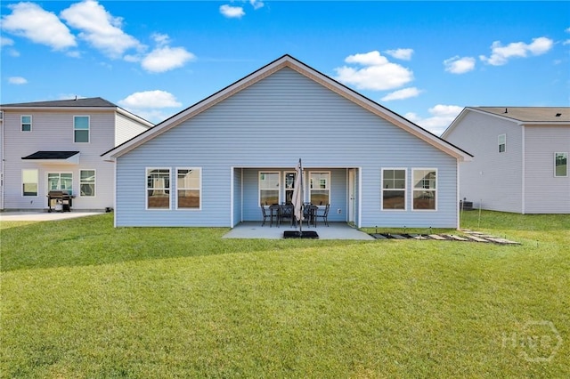 22 Stetson Dr, Savannah, GA 31419 - back of property featuring a patio and a lawn