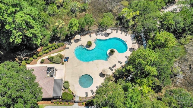 12300 Apache Ave Unit 1719, Savannah, GA 31419 - bird's eye view of a pool area