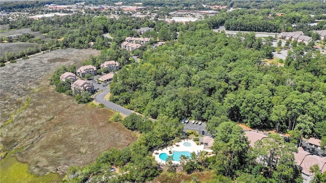 12300 Apache Ave Unit 1719, Savannah, GA 31419 - aerial overview of property's location featuring a pool area