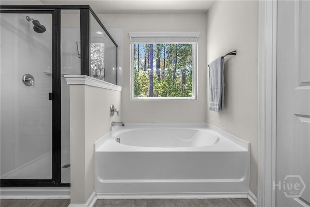 103 Safari Trl, Pooler, GA 31322 - full bathroom featuring a shower stall and a bath