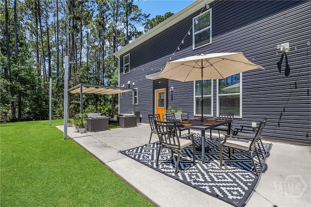 103 Safari Trl, Pooler, GA 31322 - view of patio / terrace with an outdoor living space