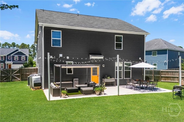 103 Safari Trl, Pooler, GA 31322 - rear view of property featuring outdoor lounge area and a patio area