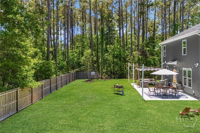 103 Safari Trl, Pooler, GA 31322 - view of yard featuring a patio area