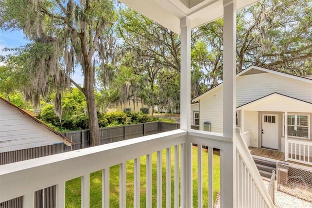 2136 Indiana Ave, Savannah, GA 31404 - view of wooden terrace