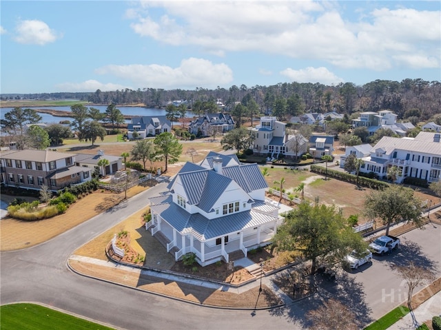630 Ogeechee Ln, Richmond Hill, GA 31324 - aerial view of residential area featuring a nearby body of water