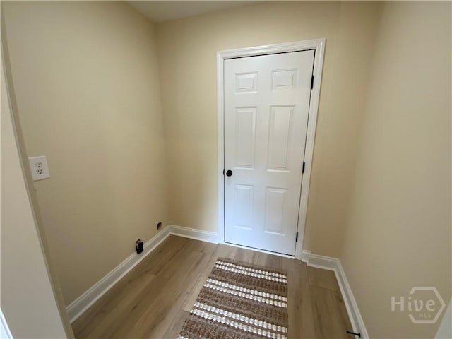 61 Port Dr, Richmond Hill, GA 31324 - washroom featuring light wood-style flooring and baseboards