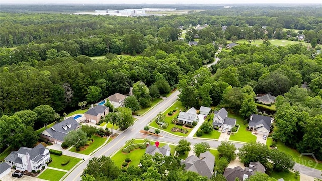 101 Sabal Ln, Savannah, GA 31405 - aerial overview of property's location with a forest and nearby suburban area
