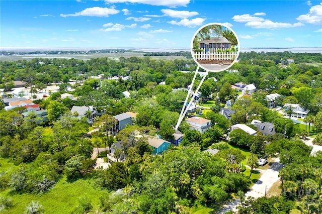 14 Bright St, Tybee Island, GA 31328 - drone / aerial view of a tree filled landscape