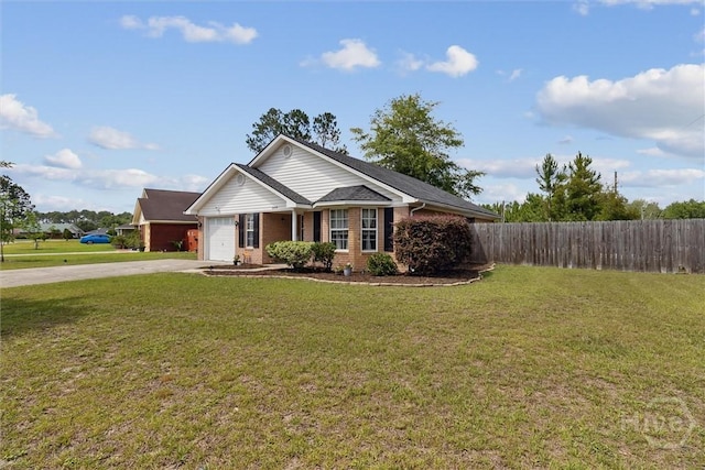 2000 Ossabaw Dr, Hinesville, GA 31313 - single story home featuring concrete driveway, a garage, and brick siding