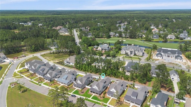 117 Quince St, Pooler, GA 31322 - aerial overview of property's location with nearby suburban area and a forest