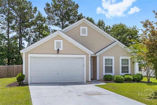 231 Tigers Paw Dr, Pooler, GA 31322 - view of front of house with driveway and an attached garage