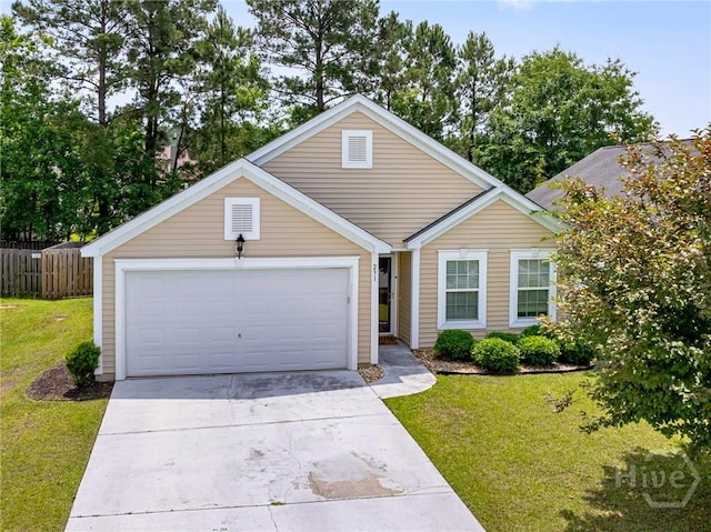 231 Tigers Paw Dr, Pooler, GA 31322 - view of front of property featuring concrete driveway and an attached garage