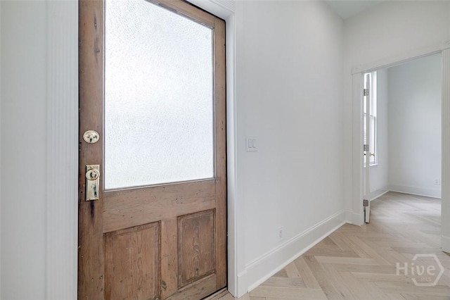 316 W 38th St, Savannah, GA 31401 - foyer featuring healthy amount of natural light and baseboards