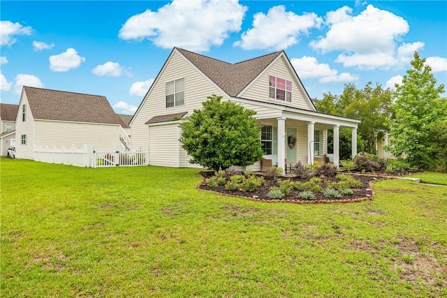 1 Westbourne Way, Savannah, GA 31407 - back of property with covered porch and a shingled roof