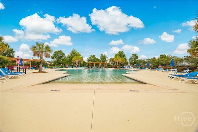1 Westbourne Way, Savannah, GA 31407 - community pool featuring a patio