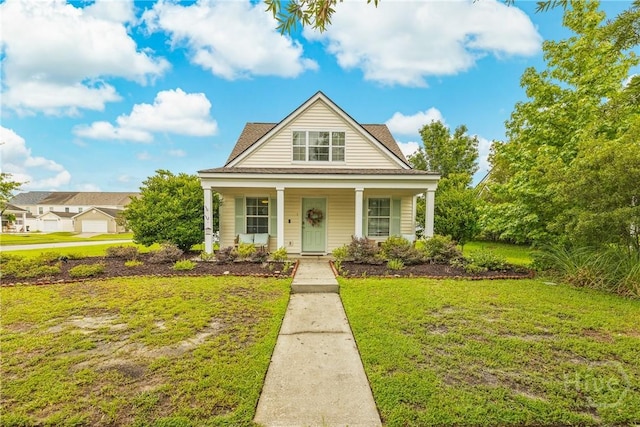 1 Westbourne Way, Savannah, GA 31407 - view of front facade with a porch and a front lawn