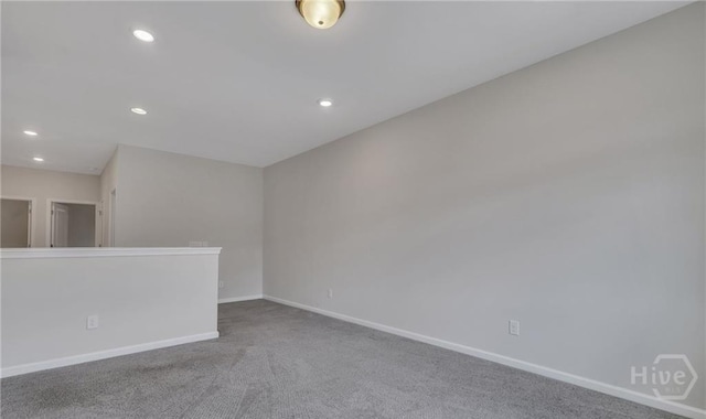 20 Lower Creek Dr, Richmond Hill, GA 31324 - empty room featuring baseboards, carpet flooring, and recessed lighting