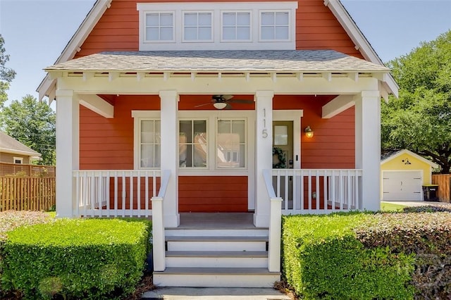 115 Daisy Ct, Savannah, GA 31404 - view of front of house featuring a porch and a shingled roof