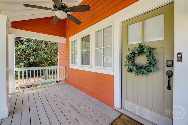 115 Daisy Ct, Savannah, GA 31404 - deck with a ceiling fan