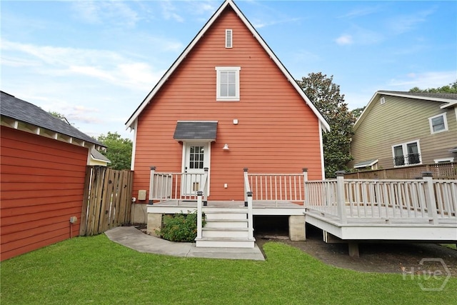 115 Daisy Ct, Savannah, GA 31404 - back of property featuring a deck