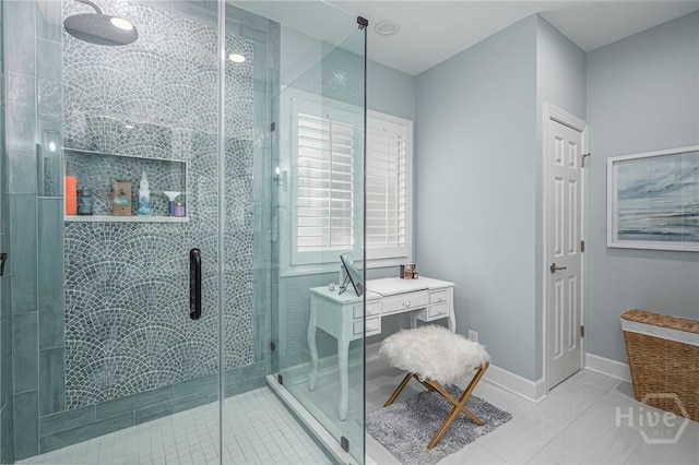16 Middleton Rd, Savannah, GA 31411 - full bathroom with a shower stall and baseboards