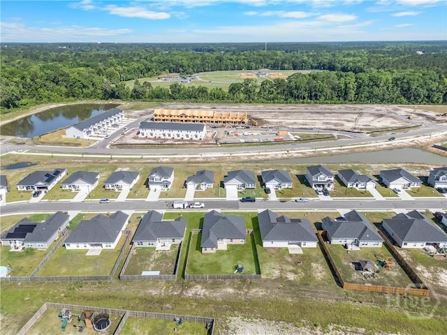 402 Abode Ave, Hinesville, GA 31313 - aerial view of a forest and a large body of water