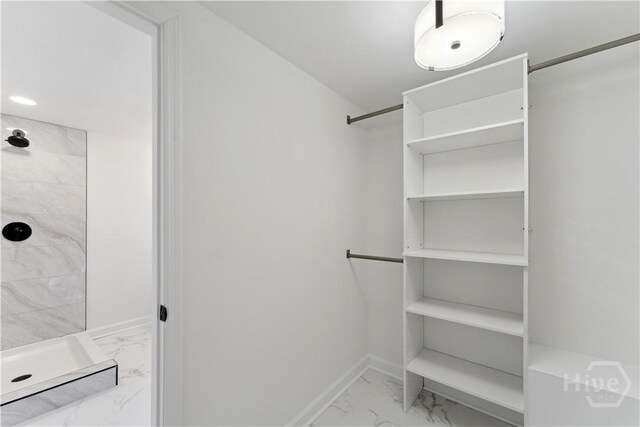 2310 Toussaint Ave, Savannah, GA 31404 - spacious closet featuring marble finish floors