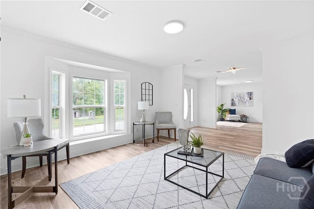 550 Brogdon Rd, Guyton, GA 31312 - living room featuring light wood-style floors and baseboards