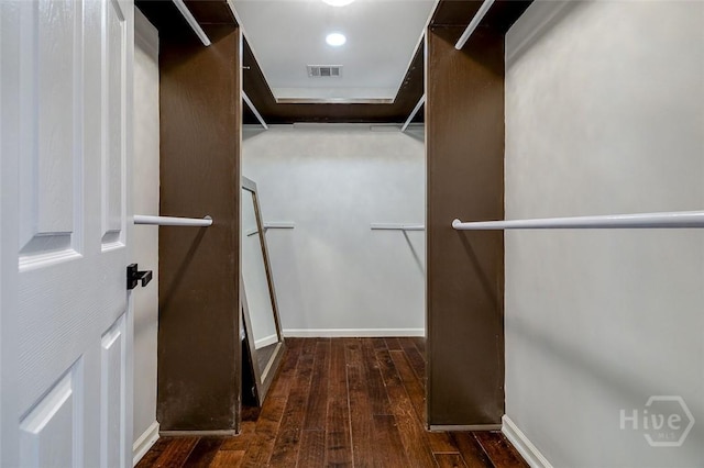 428 Roberts Way, Rincon, GA 31326 - walk in closet featuring hardwood / wood-style floors