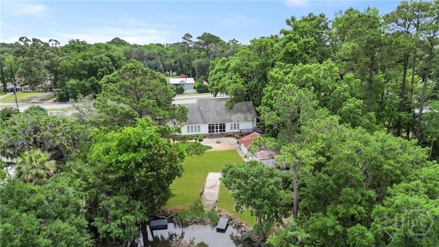 8813 Whitefield Ave, Savannah, GA 31406 - aerial view of property and surrounding area with a forest