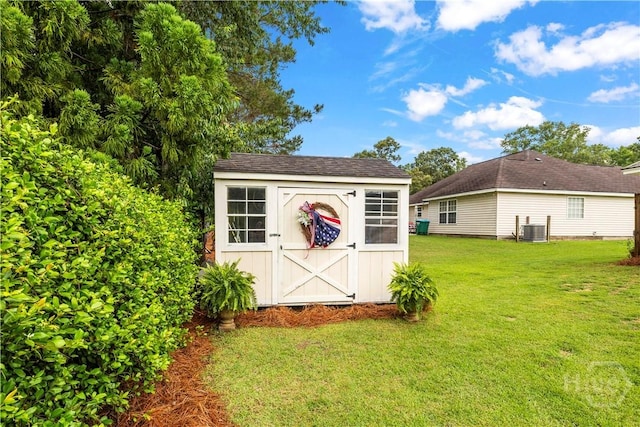 267 Jasper Ln, Rincon, GA 31326 - view of shed with central air condition unit