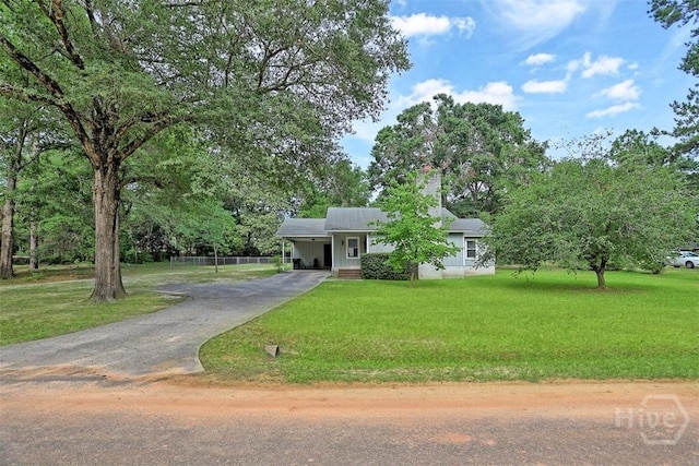 15 Ramble Rd, Statesboro, GA 30458 - view of front of house with driveway and a carport