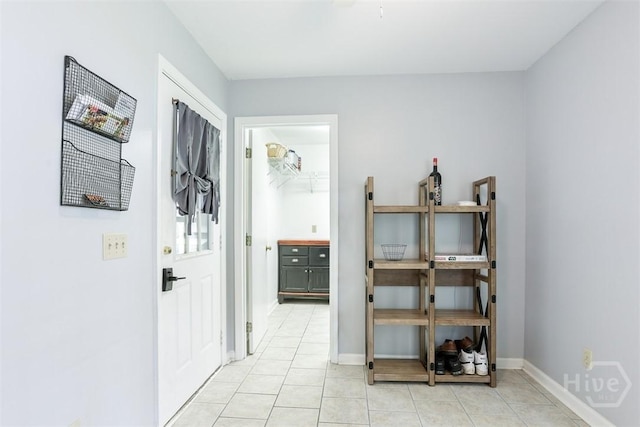 15 Ramble Rd, Statesboro, GA 30458 - hall with light tile patterned floors and baseboards