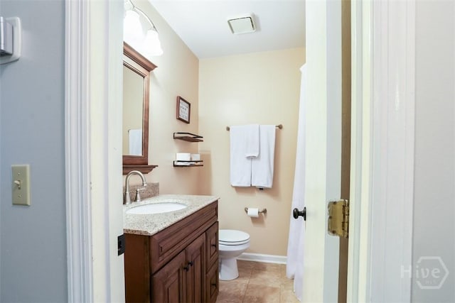 15 Ramble Rd, Statesboro, GA 30458 - bathroom featuring vanity, toilet, and tile patterned flooring
