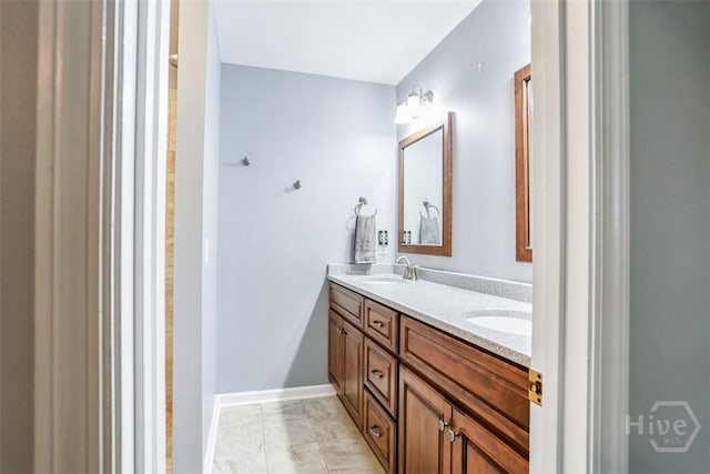 15 Ramble Rd, Statesboro, GA 30458 - full bath featuring double vanity and marble look tiles