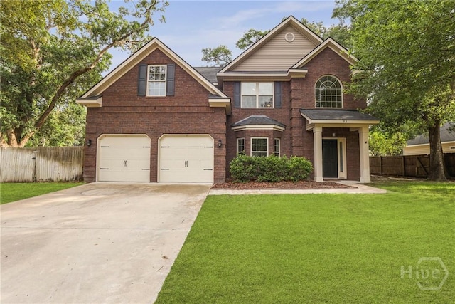 93 Veranda Trl, Midway, GA 31320 - traditional-style home featuring an attached garage, driveway, and brick siding