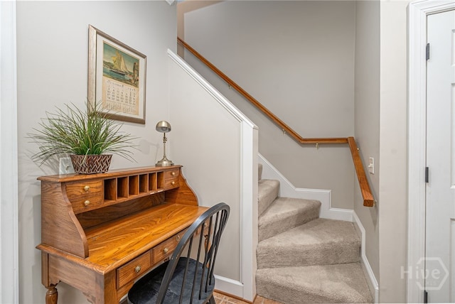 14 Black Hawk Trl, Savannah, GA 31411 - stairs featuring baseboards and carpet