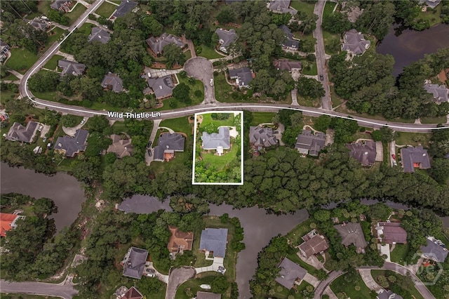 35 Wild Thistle Ln, Savannah, GA 31406 - aerial view of property's location featuring property parcel outlined and nearby suburban area