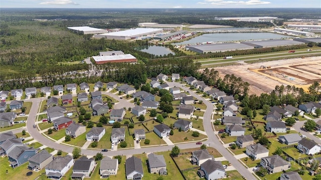 131 Tanzania Trl, Pooler, GA 31322 - aerial overview of property's location with a nearby body of water and nearby suburban area