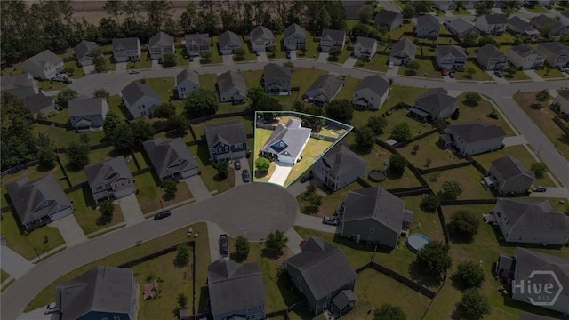 131 Tanzania Trl, Pooler, GA 31322 - aerial view of residential area with property boundaries highlighted