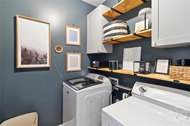 131 Tanzania Trl, Pooler, GA 31322 - laundry area featuring washing machine and dryer and cabinet space