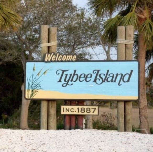 16 12th St, Tybee Island, GA 31328 - view of community / neighborhood sign