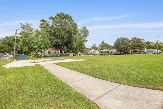 2030 E 42nd St, Savannah, GA 31404 - surrounding community with a gazebo and a yard