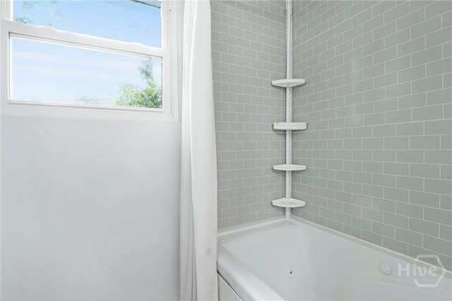 2030 E 42nd St, Savannah, GA 31404 - bathroom with a combined bath / shower with jetted tub