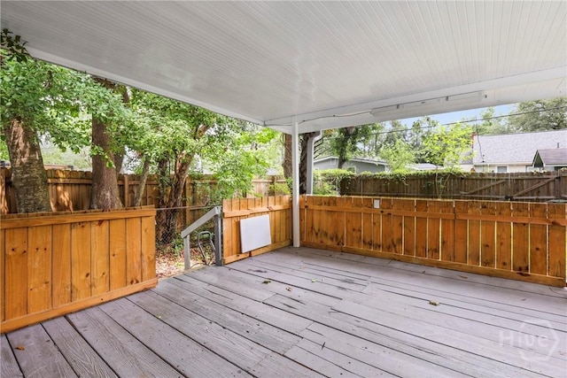 2030 E 42nd St, Savannah, GA 31404 - wooden deck featuring a fenced backyard