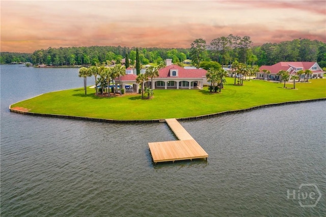 745 S Chickasaw Trl, Sparta, GA 31087 - aerial view of a nearby body of water