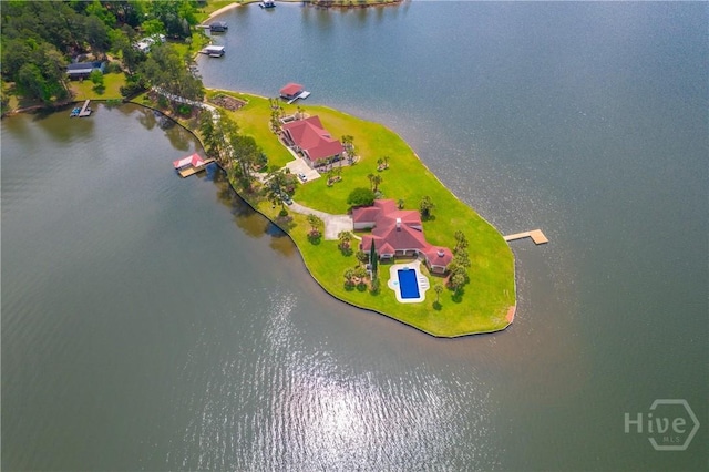745 S Chickasaw Trl, Sparta, GA 31087 - bird's eye view of a large body of water