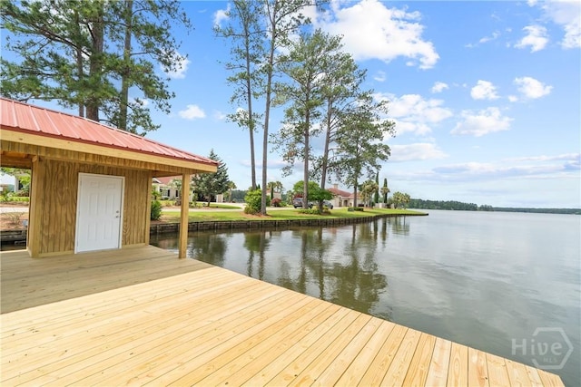 745 S Chickasaw Trl, Sparta, GA 31087 - dock featuring a water view