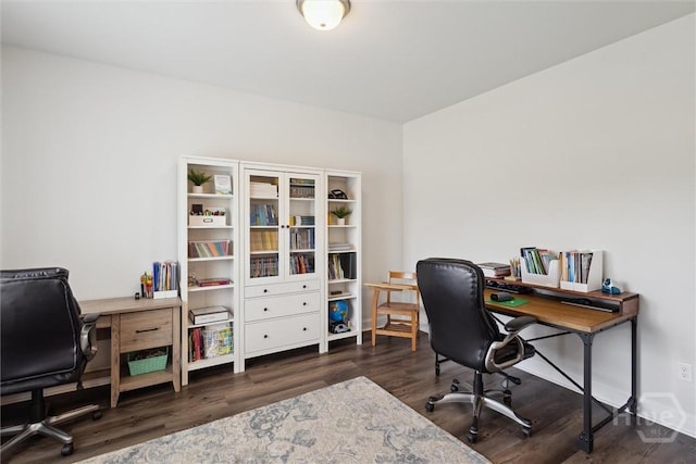 109 Finch Ln, Guyton, GA 31312 - home office featuring wood finished floors